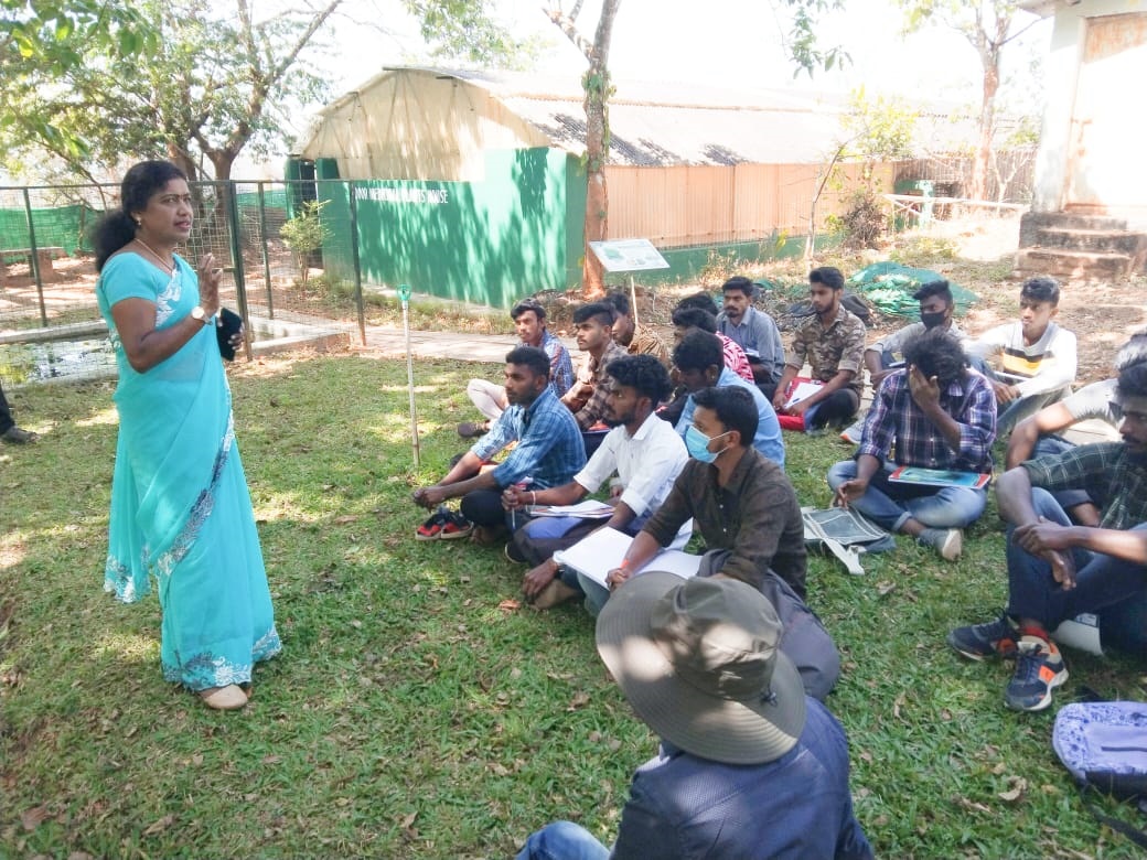 Ms S K Gomathy, Curator, Genepool Nadugani, The Nilgiris delivered a lecture on Plant Diversity 